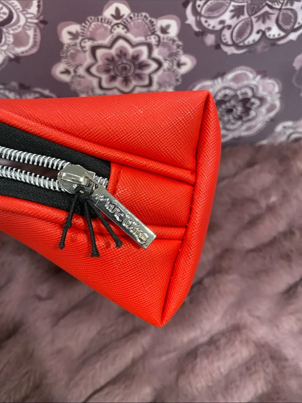 Mark Tetro Red Westie Dog Cosmetic Pouch.
